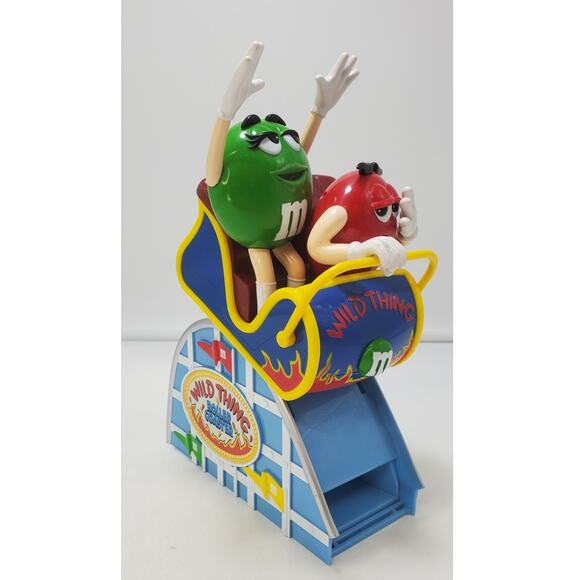 M&M Mars Collectibles Chocolate Candy Dispenser Wild Thing Roller Coaster - Picture 2 of 6